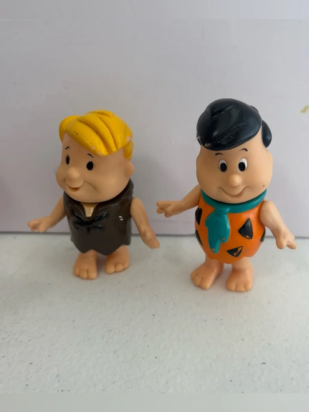 Vtg 1986 Flintstone Kids Lot of 5 Coleco Figures School Fred Wilma Barney Dino